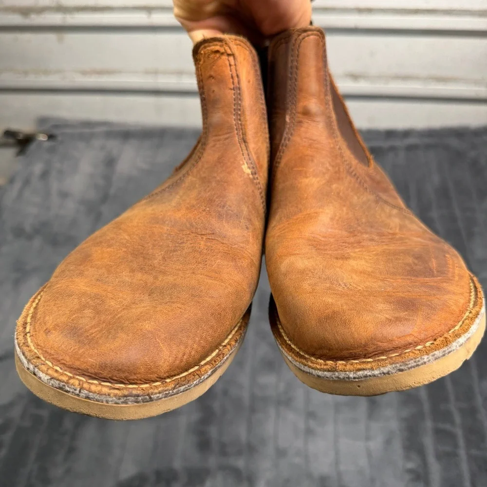 Red Wing Weekender Chelsea Boots Mens 12 Brown Leather 3311 Made in USA